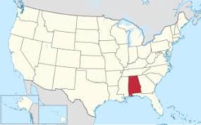 Alabama pharmacy technician training service coverage map showing all 67 counties